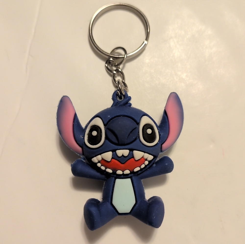 Lilo And Stitch Disney Movie Figure Keychain Alien Animal Bag Accessory Figurine
